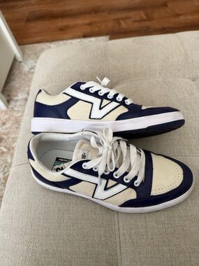 Vans Low Land blue and cream